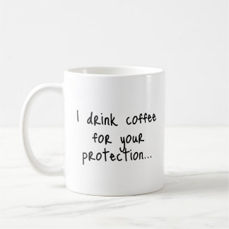 Funny Coffee Quote | Sarcastic Gift Idea | Minimal Kaffeetasse