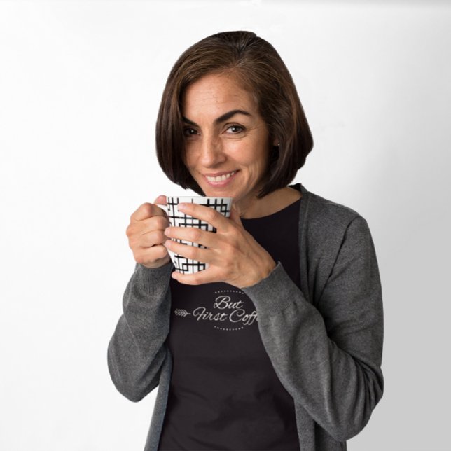 Funny coffee quote - schwarz T-Shirt (Von Creator hochgeladen)