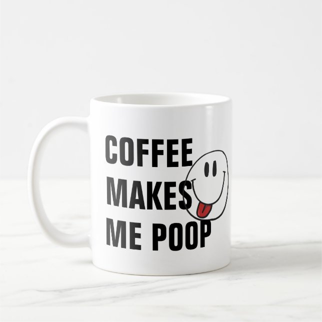 Funny Coffee Quotes, Kack Pun Birthday Spaß Tasse, Kaffeetasse (Links)