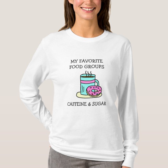 Funny Coffee Spaß T-Shirt (Vorderseite)