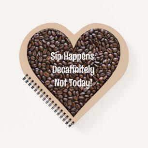 Funny Coffee Sprichwort Notizbuch