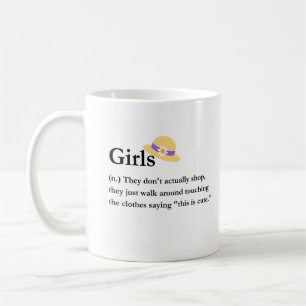 Funny Coffee Tasse für Shopaholic Girls