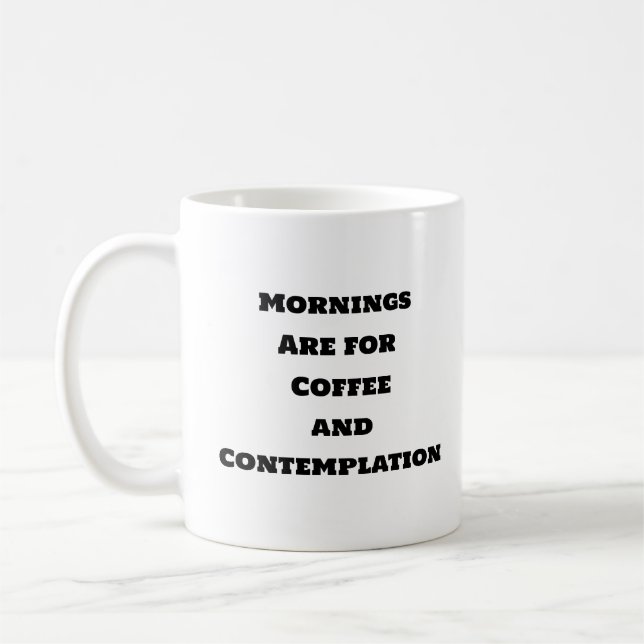 Funny Coffee Tasse - Morgenspaziergang (Links)