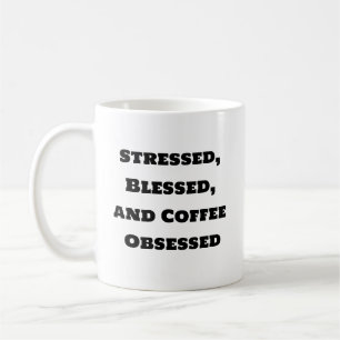 Funny Coffee Tasse - Stressgesegnete Kaffeebrücke