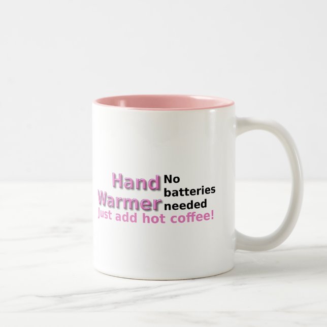 Funny Coffee Tasse Zitat Hand Warmer (Rechts)