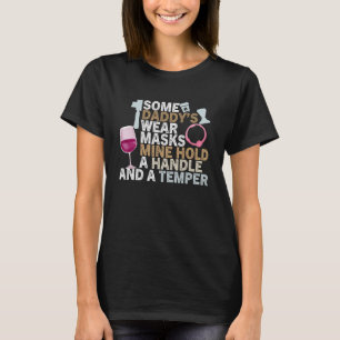 Funny Coffee Wine Zitat Barista cool Coffee Wine P T-Shirt