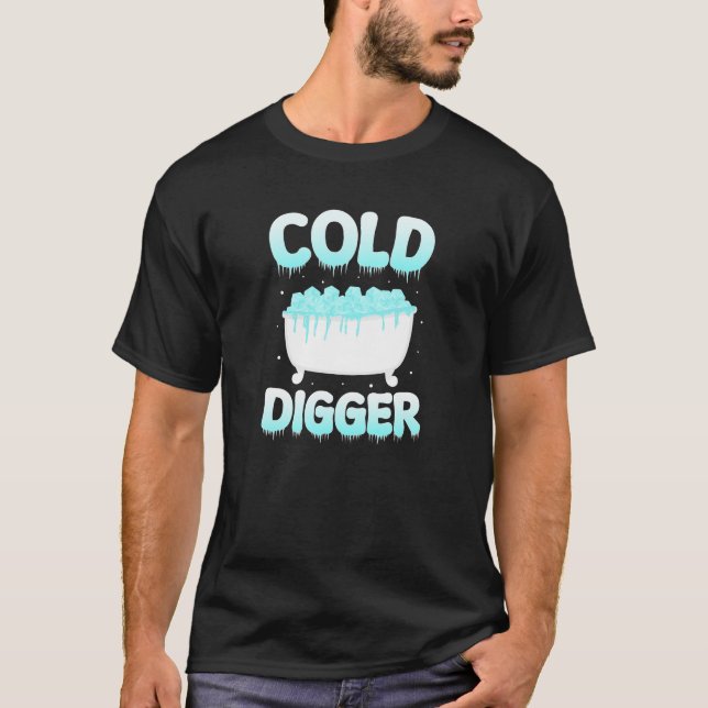 Funny Cold Shower Ice Bathing Cryotherapy Pub T-Shirt (Vorderseite)