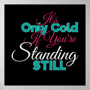 Funny Cold Weather Winter Wanderangebot Poster