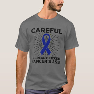 Funny Colon Krebs Bewusstsein Geschenk für Männe T-Shirt