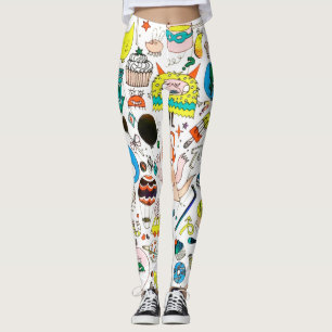 Funny Colorado Alien Monsters Party Leggings