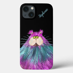 Funny Colorful Cat Personalisiert Case-Mate iPhone Hülle