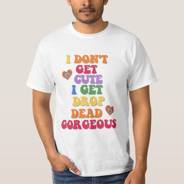 Funny Colorful Cheeky LGBTQ Preis Monat T - Shirt (Vorderseite)