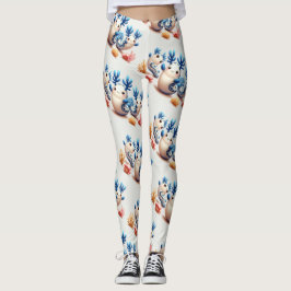 Funny Colorful Dancing Nudibranchs und Korallen Leggings