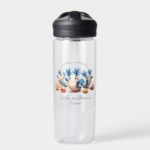 Funny Colorful Dancing Nudibranchs und Korallen Trinkflasche