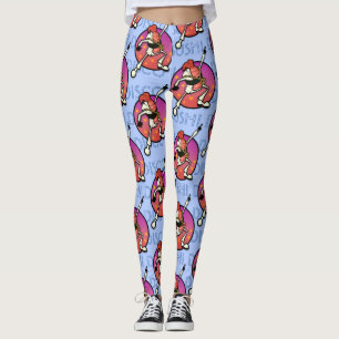 FUNNY COLORFUL DISCO SUSHI GRAPHISCHE LEGGINGS