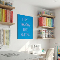 Funny Colorful Quilting Liebe Sprichwort für Quilt