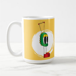 Funny, Colorful, Quirky, Cartoon Character Kaffeetasse
