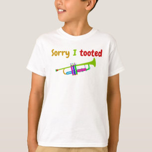 Funny Colorful Trumpet T - Shirt
