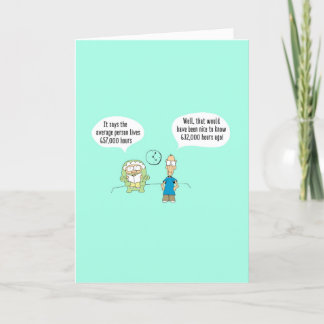Funny Comic Birthday Card Karte