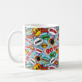 Funny Comic Pattern Kaffeetasse