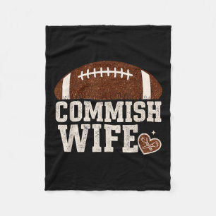 Funny Commisse Ehefrau Fantasy Football Niedlich L Fleecedecke