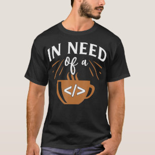 Funny Computer Engineer Coding Javascript Kaffee C T-Shirt