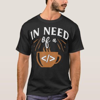 Funny Computer Engineer Coding Javascript Kaffee C T-Shirt