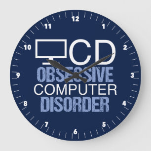 Funny Computer Science Geek Große Wanduhr