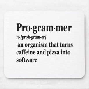 Funny Computer Science Programmer Definition Mousepad