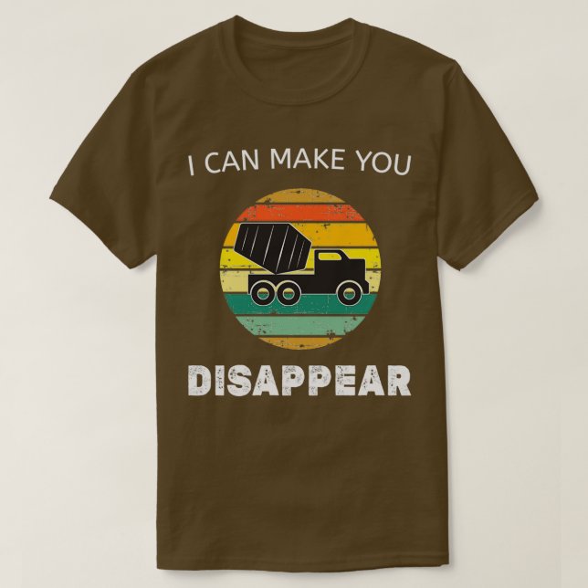 Funny Concrete Mixer Mixer Truck Driver Gif T-Shirt (Design vorne)