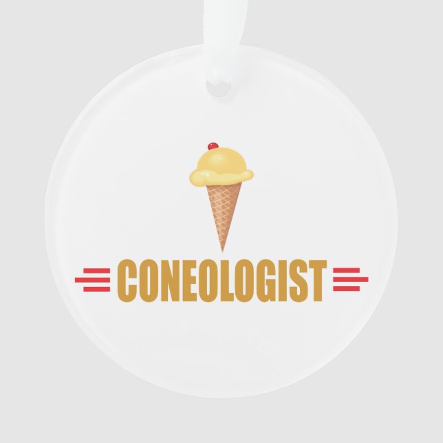 Funny Coneologe Ornament (Vorderseite)