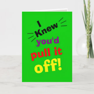 funny congratulations on achievement karte