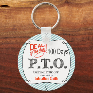 Funny Congratulations Promoted to Pretend Time Off Schlüsselanhänger