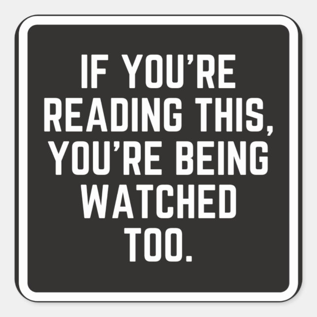 Funny Conspiracy Car Sticker (Vorderseite)