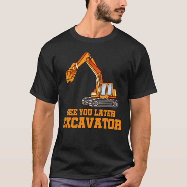 Funny Construction Baggator Boys Toddler T-Shirt (Vorderseite)