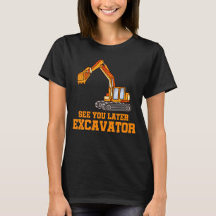 Funny Construction Baggator Boys Toddler T-Shirt