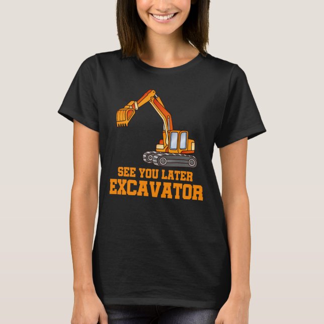 Funny Construction Baggator Boys Toddler T-Shirt (Vorderseite)