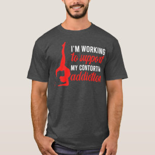 Funny Contortionist Circus Gymnast Übung Traini T-Shirt