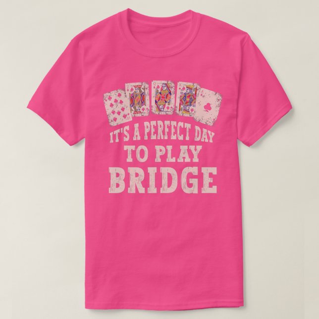 Funny Contract Bridge Player T-Shirt (Design vorne)