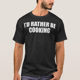 Funny Cook Id statt Kochen Küchenchef Koch T-Shirt