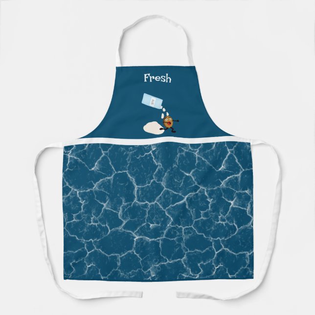 Funny cookie All-over Print Schürze, Mittel Schürze (Vorderseite)