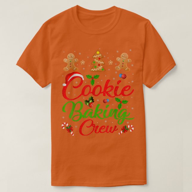 Funny Cookie Backen Crew Familie Lebkuchen Christu T-Shirt (Design vorne)