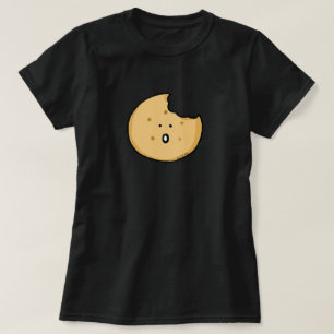 Funny Cookie Cartoon mit Bite T-Shirt
