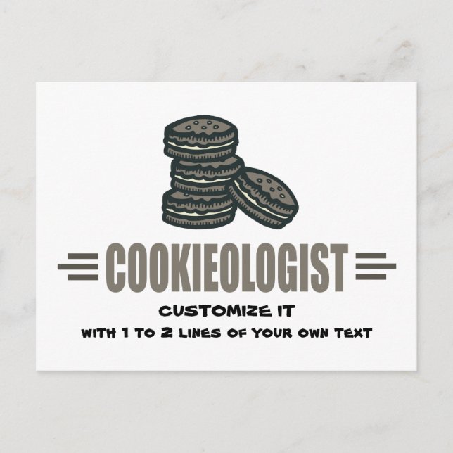 Funny Cookie Postkarte (Vorderseite)