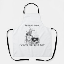 Funny Cooking Apron for Chefs All-Over Print Apron