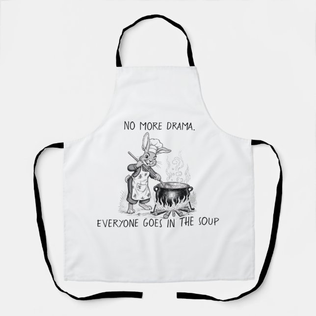 Funny Cooking Apron for Chefs All-Over Print Apron Schürze (Vorderseite)