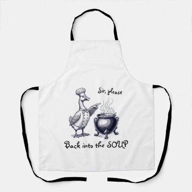 Funny Cooking  for Chef All-Over Print Apron Schürze (Vorderseite)