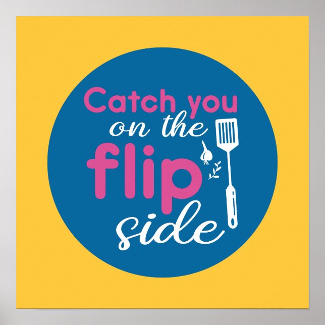 Funny Cooking Pub Typografie Art Retro Farbe Poster (Vorne)