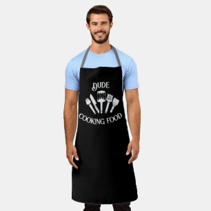 Funny Cooking Schürze for Men - "Typ Cooking Food"