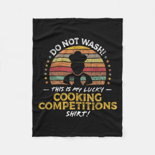 Funny Cooking Wettbewerbe Koch Koch Bäcker Zitat G Fleecedecke